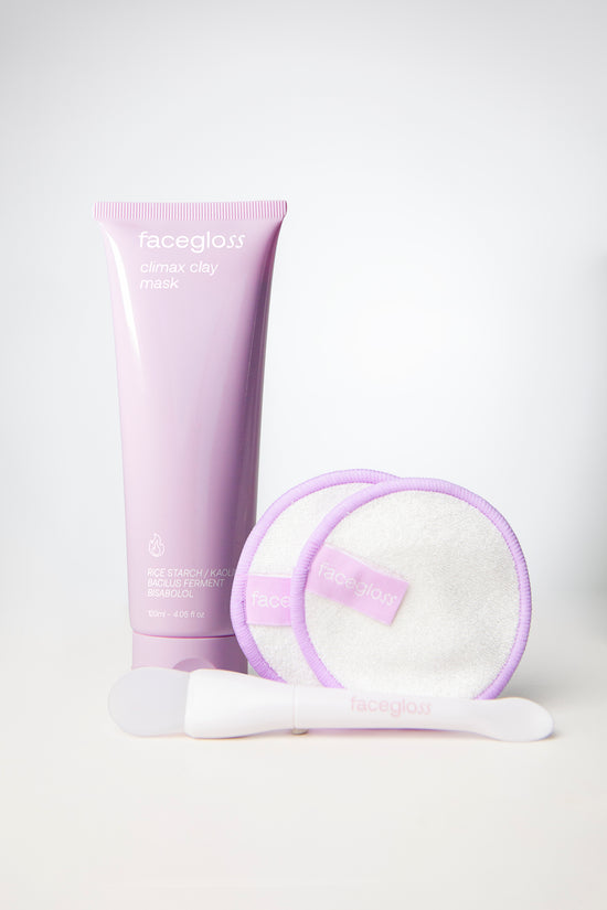 CLIMAX CLAY MASK + ACCESORIOS